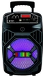Портативна Bluetooth колонка KIMISO 805QS 8" BASS бумбокс валіза з різнобарвним LED підсвічуванням та дротовим мікрофоном - зображення 2