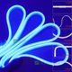 Cветодиодный неон PROLUM™ Silicone 2835 с максимальной защитой IP68 светодиодов на метр 120 мощность 12V размер 6x12 Professional Голубой Лед (от 1 метра, без блока питания) - изображение 3