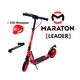 Дитячий двоколісний самокат Maraton LEADER Червоний + LED-ліхтарик (2021) - зображення 9
