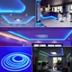 Світлодіодний неон із максимальним захистом від води IP68 LED NEON PROLUM™ розмір 8х16 напруга 220V Серія PRO Синій (від 1 метра, без кабелю живлення) - зображення 3
