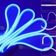 Світлодіодний неон із максимальним захистом від води IP68 LED NEON PROLUM™ розмір 8х16 напруга 220V Серія PRO Синій (від 1 метра, без кабелю живлення) - зображення 4