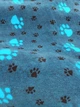 Коврик для собак Vetbed Big Paws turquoise 80х100 см (VB-032) - изображение 4