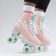 Роликові ковзани Rio Roller Script peach-green 40.5 RIO275-PG - зображення 5