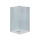 Набор Lidz душевая кабина Wawel SC80x80.SAT.LOW.FR, стекло Frost 4 мм + поддон Mazur - изображение 1