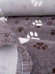 Коврик для собак Vetbed Big Paws brown 80х100 см (VB-033) - изображение 12