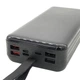 Power Bank SUNIX PB05 4USB 4-cable 50000 mAh Чорний - зображення 3