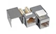 Модуль KeyStone RJ45 FTP, кат. 6, 110, Slim, W - 17.3 мм - изображение 1