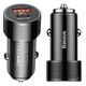Автозарядное пристрій Baseus Small Screw 2USB 3.4 A Black (CAXLD-C) - зображення 5