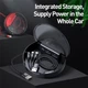 Зарядная станция в авто Baseus Car Sharing Charging Station (Type-C+Dual USB with Cable, 3A). Black - изображение 2