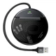 Зарядная станция в авто Baseus Car Sharing Charging Station (Type-C+Dual USB with Cable, 3A). Black - изображение 3