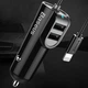 Автомобильное зарядное устройство BASEUS Energy Station with Apple cable 1m |2USB, 5.5A|. Black - изображение 5