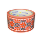 Клейка стрічка Buromax "Вишиванка" 48мм 35м Червона (BM.7007-69) - зображення 1