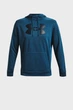 Чоловіче бірюзове худі UA Armour Fleece Big Logo HD-BLU Under Armour S 1373352-437 - изображение 5