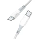 Дата кабель Hoco X70 Ferry Type-C to Type-C 60W (1m) Белый - изображение 2