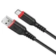 Дата кабель Hoco X59 Victory USB to Type-C (1m) Черный - изображение 3