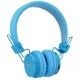 Бездротові Bluetooth Навушники з MP3 плеєром NIA-X2 Радіо блютуз Синій - зображення 1