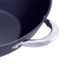 Казан чугунный 4,5л для плова Kamille Wok с антипригарным покрытием для индукции и газа - изображение 4