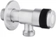 Кран приборный KRONER KRP Edelstahl Klassisch-ESG100 1/2"х1/2" угловой - изображение 1