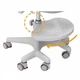 Детское кресло Evo-Kids Mio-2 обивка голубая однотонная Y-408 KBL - изображение 8