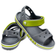 Сандали Crocs Bayaband Sandal Kids 31-32 р 19.2-20.0 см Детские Темно серые 205400-025-J1 Charcoal - изображение 1