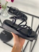 Босоножки женские ShoesBand Черные натуральные кожаные на черной толстой подошве 37 (23 см) (S85411) - изображение 9