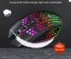 Мышь беспроводная игровая бесшумная с подсветкой HYSJ T500 Black - изображение 7