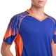 Форма для большого тенниса мужская Lingo LD-1808A размер: 4XL, рост 185-190 Цвет: Голубой-оранжевый - изображение 2