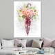 Картина Холстович Flower umbrella 30x40 см. Картина с цветочным зонтиком для офиса, гостиной, спальни, интерьера - изображение 2