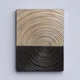 Модульная картина Холстович Gold Black Abstract 135х60 см. Интерьерная картина с абстракцией для гостиной, спальни, кухни, офиса - изображение 5