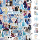 Наклейки виниловые Холодное сердце FROZEN Takara Tomy на предметы 50 шт. - изображение 1