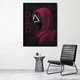Картина Холстович Игра в кальмара 30x40 см. Картина на стену для офиса, гостиной, спальни, интерьера - изображение 1