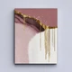 Модульна картина Холстович Golden Pink Abstract 225х100 см. Абстрактна картина для вітальні, спальні, офісу, інтер'єру - зображення 5
