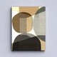 Модульна картина Холстович Brown Geometric Abstract 225х100 см. Геометрична картина з абстракцією для вітальні, спальні, кухні, офісу, інтер'єру - зображення 5