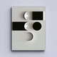 Модульна картина Холстович Modern Black White Abstract 135х60 см. Картина з абстракцією для кабінету психолога, вітальні, спальні, кухні, офісу, інтер'єру - зображення 5