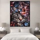 Картина Холстович Vild cat flowers 30x40 см. Интерьерная картина для офиса, гостиной, спальни, кухни - изображение 4