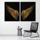 Модульная картина Холстович Angel Wings 60х40 см. Картина Крылья Ангела для гостиной, спальни, офиса, интерьера - изображение 2