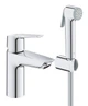 Cмеситель для гигиенического душа GROHE Start на умывальник с лейкой однорычажный хром латунь 23123003 - изображение 3