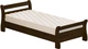 Кровать Estella Диана 90х200 ordf Щит Л2.5 Темный орех (7201655028) - изображение 2