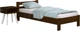 Кровать Estella Рената 80х190 ordf Массив Л2.5 Темный орех (8201269028) - изображение 1