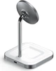 Бездротовий зарядний пристрій Satechi Aluminum 2 in 1 Magnetic Wireless Charging Stand Space Grey (ST-WMCS2M) - зображення 3