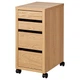 Комод на колесах IKEA MICKE 35х75 см імітація дуба (303.517.46) - изображение 1