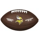 Мяч для американского футбола Wilson NFL Minnesota Vikings композитная кожа (WTF1748XBMN) - изображение 2