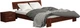 Кровать Estella Титан 160х200 ordf Щит 2Л4 Каштан (8400898027) - изображение 1
