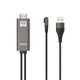 Кабель-перехідник Hoco UA14 універсальний USB - Lightning - HDMI, 2 м - зображення 2