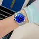Наручний годинник Casio MTS-100D-2AVDF Синій зі сріблястим - зображення 9