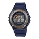 Наручные повседневные часы Casio W-216H-2BVDF Синие с оранжевым - изображение 1