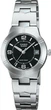 Жіночий годинник Casio LTP-1241D-1ADF Стильний Чорний з сріблястим - зображення 2
