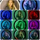 Разноцветная селфи-лампа Led кольцо Ring Light MJ20 RGB 20 см с держателем для смартфона - изображение 4