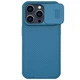 Чехол с защитой камеры NILLKIN CamShield Pro для Apple iPhone 14 Pro - Blue - изображение 1