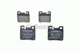 Колодка тормозов. диск. MB 190 (W201, W202) задн. (выр-во Bosch) Bosch (0986490260) - изображение 4